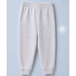 Babyhug Cotton Knit Jogger Fit Full Length Lounge Pant with NYC Print Pack of 3 in Grey