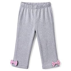 Babyhug 100% Cotton Knit Full Sleeves Top & Pyjama Night Suit with Dotted Print & Bow Applique - Pink