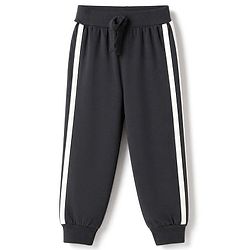 Babyhug 100% Cotton Jersey Knit Full Sleeves Lounge Pants Pack of 3 - Black, Olive & Teal Blue