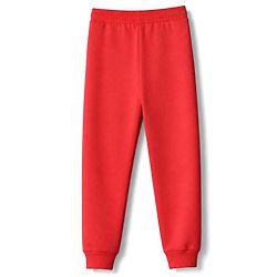Babyhug 100% Cotton Single Jersey Knit Full Length Lounge Pant With Text & Cartoon Print Pack of 3 - Red