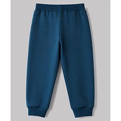 Babyhug Cotton Knit Full Length Jogger Fit With Lounge Pant and Nyc Print Pack of 3 - Black Navy Blue Grey