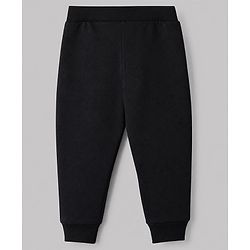Babyhug Cotton Knit Full Length Jogger Fit With Lounge Pant and Nyc Print Pack of 3 - Black Navy Blue Grey