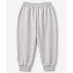 Babyhug Cotton Single Jersey Knit Jogger Fit Full Length Lounge Pant with New York 68 Print Pack of 3 in Navy Blue Grey Olive Green