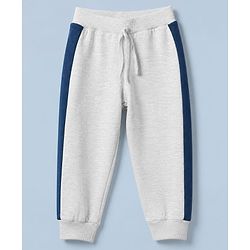 Babyhug Single Jersey Knit Full Length Jogger Lounge Pant and Landscape Print Pack of 3 In Blue Grey Maroon