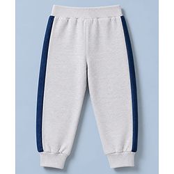 Babyhug Single Jersey Knit Full Length Jogger Lounge Pant and Landscape Print Pack of 3 In Blue Grey Maroon