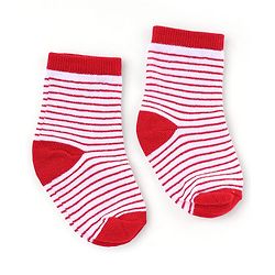 Cute Walk by Babyhug Knit Anti-Bacterial Ankle Length Striped Socks With Vehicle & Rocket Design Pack of 5 - Grey, Red &  Blue