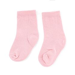 Cute Walk by Babyhug Knit Anti-Bacterial Ankle Length Striped Socks With Polka Dot & Heart Design Pack of 5 - Pink, White & Black