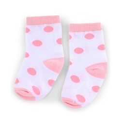 Cute Walk by Babyhug Knit Anti-Bacterial Ankle Length Striped Socks With Polka Dot Design Pack of 5 - Grey, White & Pink