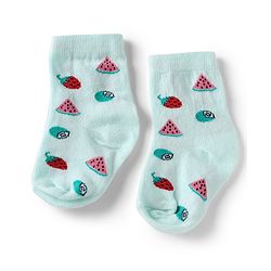 Cute Walk by Babyhug Knit Anti-Bacterial Ankle Length Socks With Fruit Design Pack of 5 - Pink, White & Lilac