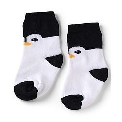 Cute Walk by Babyhug Knit Anti-Bacterial Ankle Length Striped Socks With Teddy Bear & Penguin Design Pack of 5 - Yellow, Red & Black
