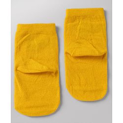 Cute Walk By Babyhug Anti-Bacterial Ankle Length Striped Socks with Space & Text Design Pack of 5  - Red White Black Yellow