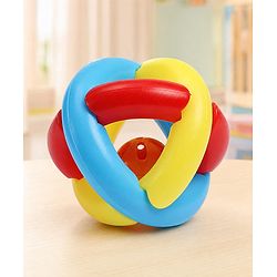 Babyhug Rumble Tumble Rattle Ball| Fun Rattle Toy| Colourful Design| Rattling Sounds| Sensory Play| Grasping & Shaking| Early Learning Toy| Visual Tracking & Auditory Skills