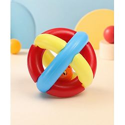 Babyhug Rumble Tumble Rattle Ball| Fun Rattle Toy| Colourful Design| Rattling Sounds| Sensory Play| Grasping & Shaking| Early Learning Toy| Visual Tracking & Auditory Skills