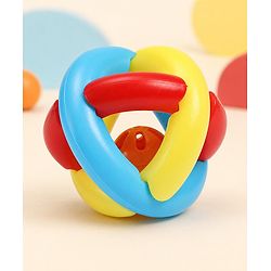 Babyhug Rumble Tumble Rattle Ball| Fun Rattle Toy| Colourful Design| Rattling Sounds| Sensory Play| Grasping & Shaking| Early Learning Toy| Visual Tracking & Auditory Skills
