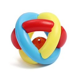 Babyhug Rumble Tumble Rattle Ball| Fun Rattle Toy| Colourful Design| Rattling Sounds| Sensory Play| Grasping & Shaking| Early Learning Toy| Visual Tracking & Auditory Skills