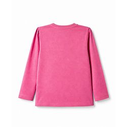Babyhug 100% Cotton Knit Full Sleeves T-Shirt & Pyjama Night Suit with Bow & Text Print - Pink