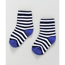 Cute Walk by Babyhug Ankle Length Socks Fish & Diamond Design Pack of 3 - Green White Black