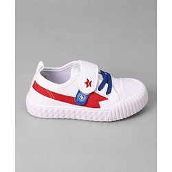 Cute Walk by Babyhug Velcro Closure Solid Casual Shoes - White