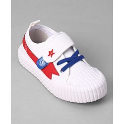Cute Walk by Babyhug Velcro Closure Solid Casual Shoes - White