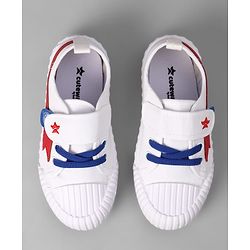 Cute Walk by Babyhug Velcro Closure Solid Casual Shoes - White