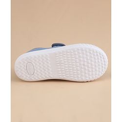 Cute Walk by Babyhug Velcro Closure Casual Shoes With Animal Print - Blue