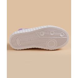 Cute Walk by Babyhug Velcro Closure Casual Shoes With Floral Print - Purple