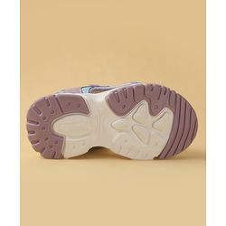 Cute Walk by Babyhug Velcro Closure Solid Sandal - Purple