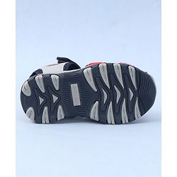 Cute Walk by Babyhug Velcro Closure Sports Printed Sandal - Navy