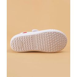 Cute Walk by Babyhug Velcro Closure Casual Shoes With Strawberry Print - Red