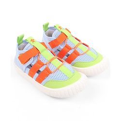 Cute Walk by Babyhug Velcro Closure Sandal With Lace Detailing - Orange