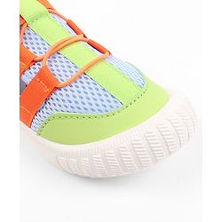Cute Walk by Babyhug Velcro Closure Sandal With Lace Detailing - Orange
