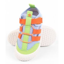Cute Walk by Babyhug Velcro Closure Sandal With Lace Detailing - Orange