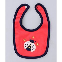 Babyhug Clothing Gift Set Ladybug Embroidery Red white - 5 Pieces