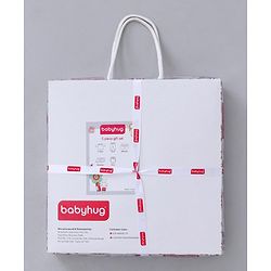 Babyhug Clothing Gift Set Ladybug Embroidery Red white - 5 Pieces