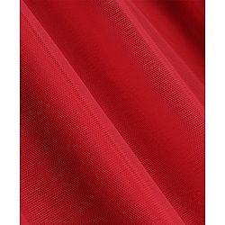 Babyhug Single Jersey Knit Frock with Half Sleeves and Heart Applique in Red