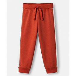 Babyhug Cotton Jersey Knit Full Length Jogger Fit Lounge Pant With Dino Print Pack of 3 - Red Grey Blue