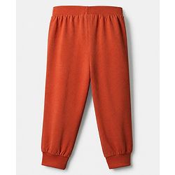 Babyhug Cotton Jersey Knit Full Length Jogger Fit Lounge Pant With Dino Print Pack of 3 - Red Grey Blue