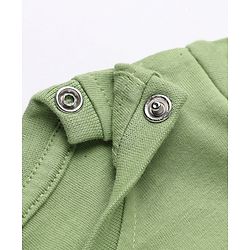 Babyhug 100% Cotton Interlock Knit Striped T-Shirts with Full Sleeves and Nautical Print Pack of 3 in White & Green