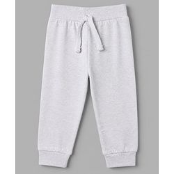 Babyhug Cotton Jersey Knit Full Length Track Pant With Car Print Pack of 3 - Blue Grey & Mustard