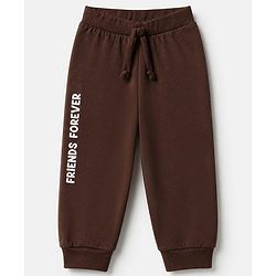 Babyhug Cotton Knit Full Length Lounge Pant with Tiger Print Pack of 3 - Green Maroon Beige