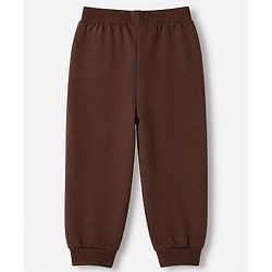 Babyhug Cotton Knit Full Length Lounge Pant with Tiger Print Pack of 3 - Green Maroon Beige