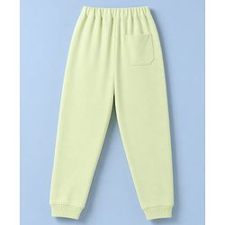 Babyhug 100% Cotton Looper Knit Full Length California Printed Lounge Pant With Pocket - Lime Green