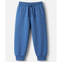 Babyhug Cotton Jersey Knit Full Length Track Pants with Camouflage Print Pack of 3 in Blue Green & Red