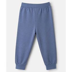 Babyhug Cotton Jersey Knit Full Length Joggers with Star Print Pack of 3 - Green Blue & Peach