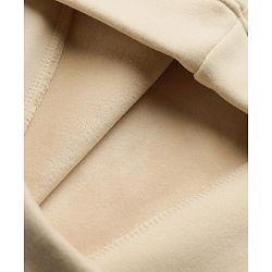 Babyhug Knit Full Sleeves Winter Wear Suit With Lion Patch - Cream