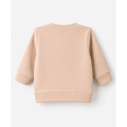 Babyhug Knit Full Sleeves Winter Wear Suit With Animal Patch & Embroidery - Pink