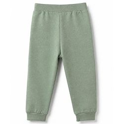 Babyhug Cotton Jersey Knit Full Length Jogger Fit Solid Lounge Pant with Camouflage Pack of 3 in Green Beige