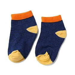 Cute Walk by Babyhug Knit Socks with Vehicles & Star Print Pack of 3 in Blue & Black