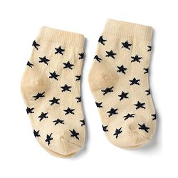 Cute Walk by Babyhug Non Terry Knit Anti-bacterial Ankle Length Striped Socks With Star Design Pack of 3 - Black & Beige