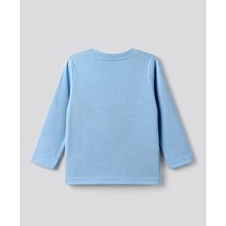 Babyhug 100% Cotton Knit T-Shirt with Full Sleeves and Construction Vehicles Print Pack of 3 - Blue Yellow White